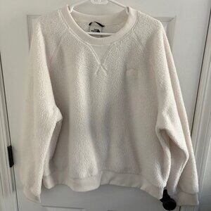 Womens White North Face Sweater